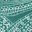 Sir Redman luxe bretels Paisley Sketch groen